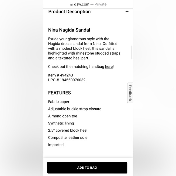 Nina block heeled sandal - Picture 11 of 11